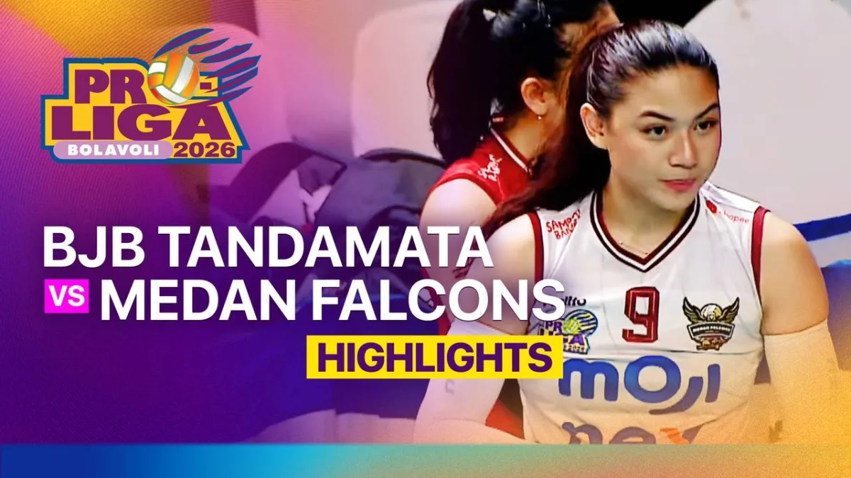 Highlight Pertandingan Proliga 2026: Bandung BJB Tandamata vs Medan Falcons
