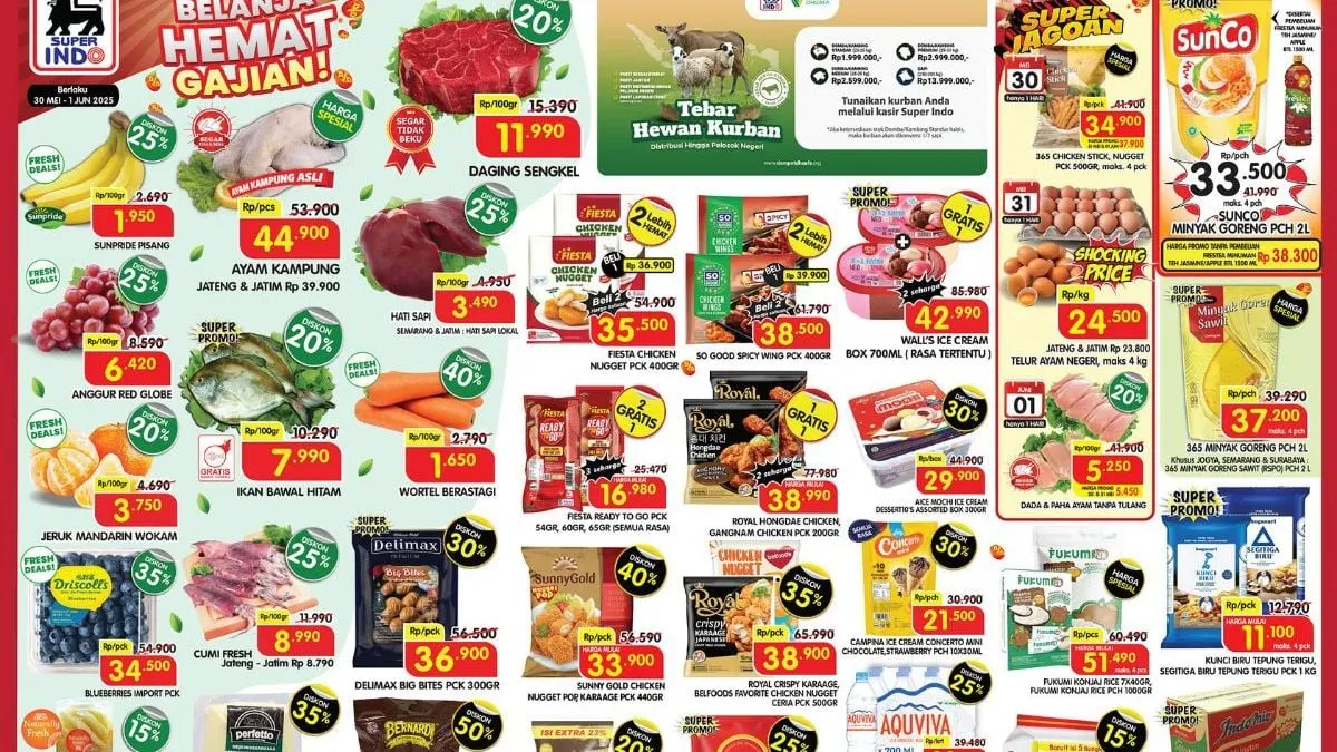 Promo Spesial Superindo: Diskon Besar untuk Berbagai Kebutuhan Rumah Tangga