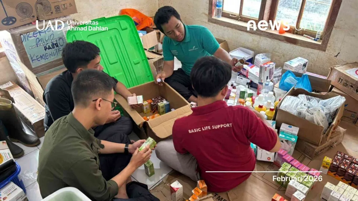 Mahasiswa UAD Ikut Misi Kemanusiaan MDMC di Aceh Tamiang