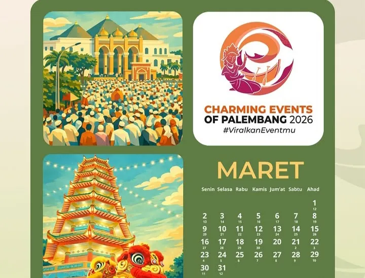 Agenda Seru Kota Palembang Maret 2026: Wisata Religi dan Kompetisi Nasional