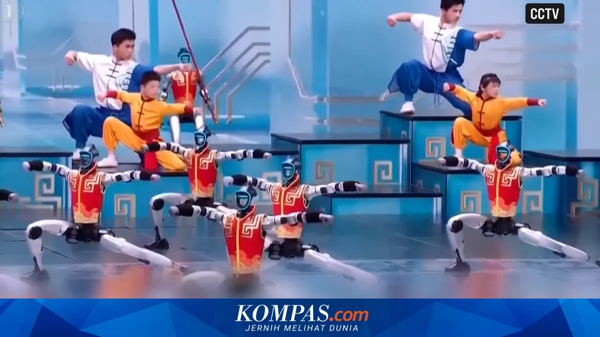 Robot Humanoid China Tampilkan Kemampuan Menari dan Kungfu di Festival Imlek