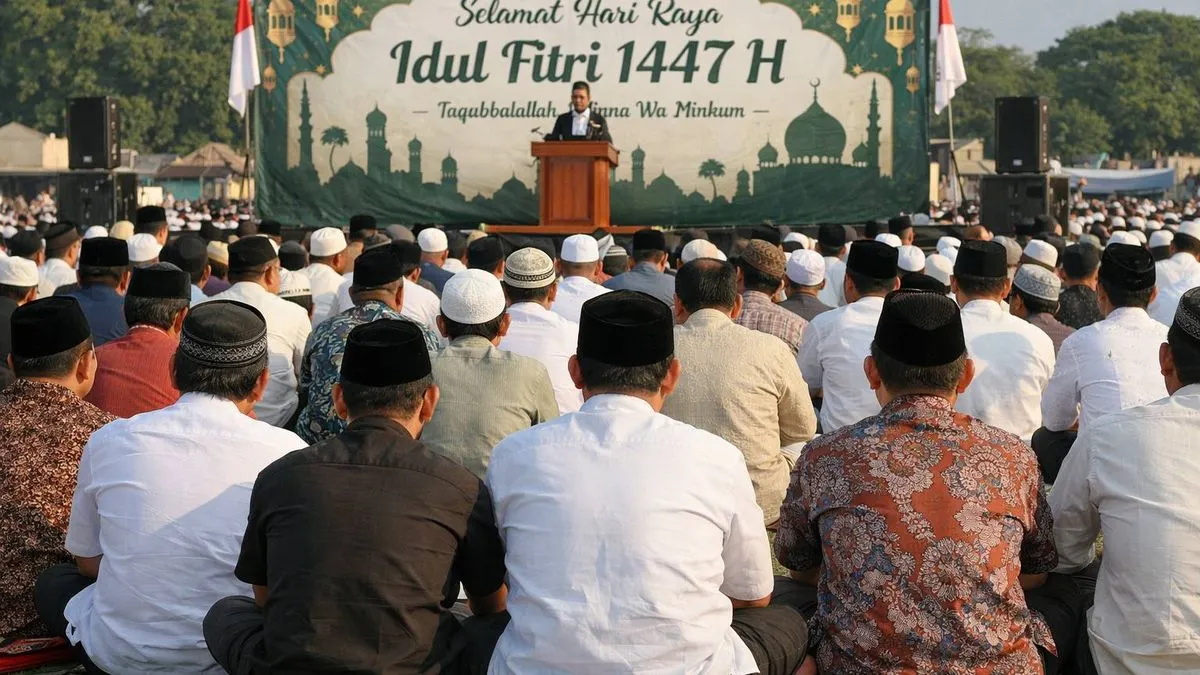 Shalat Id Lebaran 1 Syawal 1447 Hijriah Dipusatkan di Tiga Lokasi di Makassar