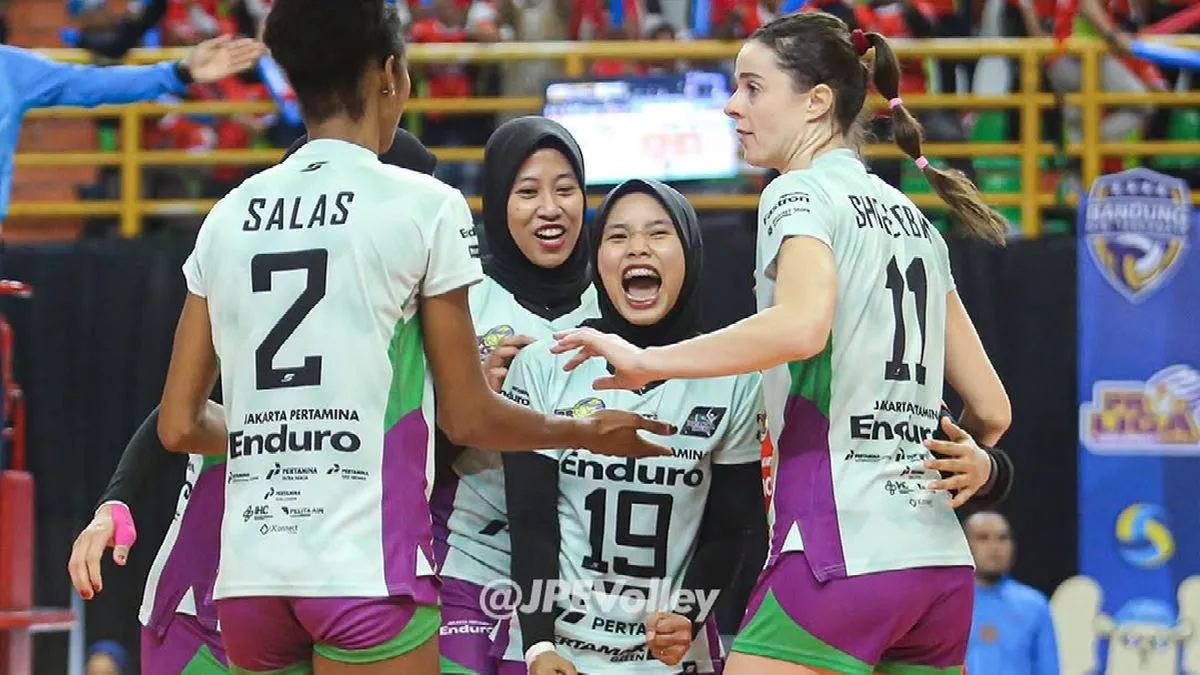 Pertamina Enduro dan Electric PLN Amankan Tiket Final Four Proliga 2026