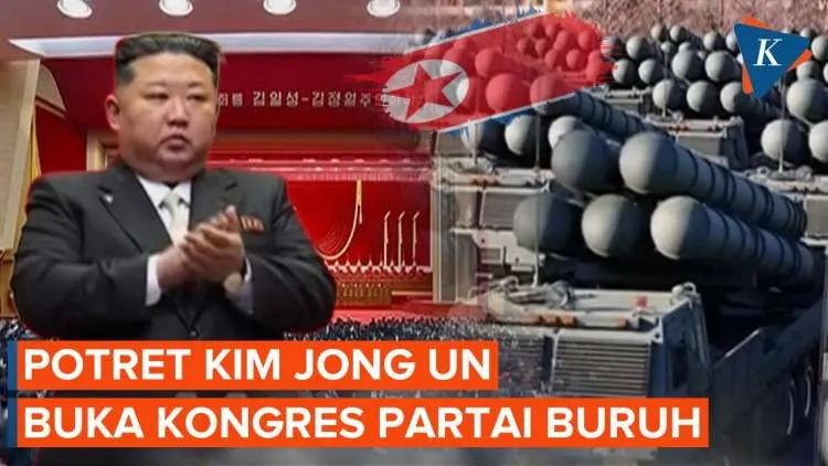 Kim Jong Un Hadiri Kongres Partai Buruh Usai Peluncuran Roket Ganda