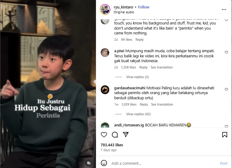 Ryu Kintaro: Bocah 9 Tahun yang Viral dan Debat Bakat vs Privilege