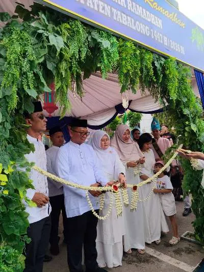 Bupati Tabalong Resmikan Pasar Ramadan 2026 dengan Inovasi Modern