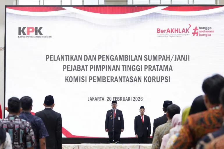 KPK Lantik Enam Pejabat Baru, Tessa Mahardhika Jadi Direktur Penyelidikan
