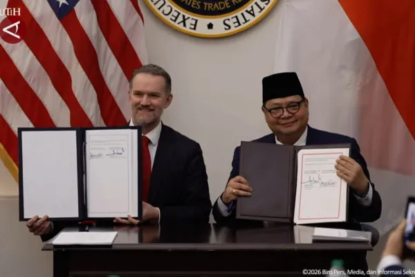 Perjanjian Perdagangan Timbal Balik Resmi Diteken Indonesia dan AS