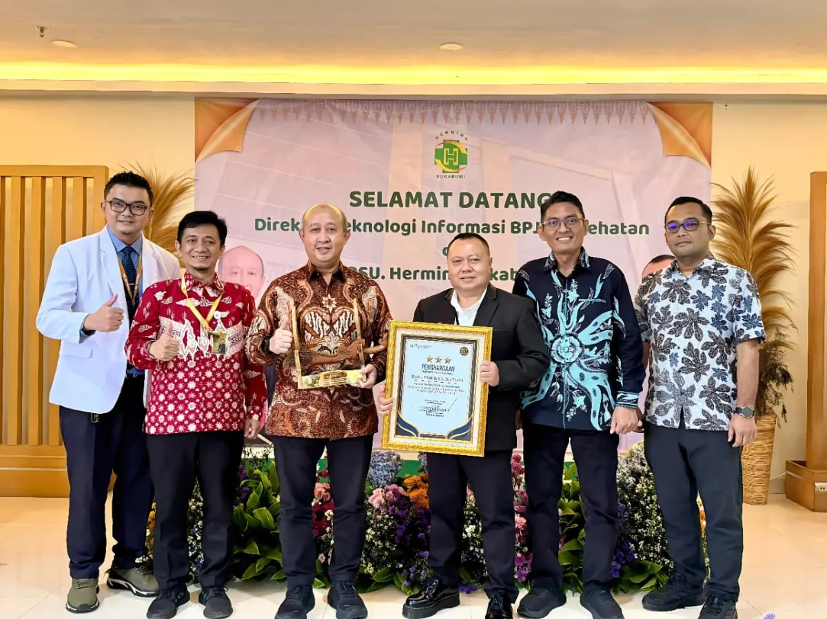 RSU Hermina Sukabumi Terima Penghargaan atas Transformasi Digital dari BPJS Kesehatan