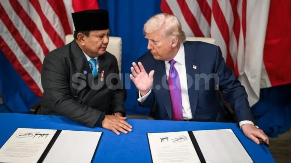 Perjanjian Perdagangan Bersejarah RI-AS Ditandatangani Prabowo dan Trump