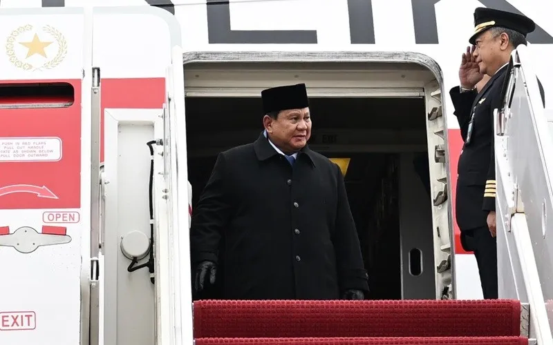 Prabowo Tiba di AS untuk Bahas Kesepakatan Dagang dengan Trump