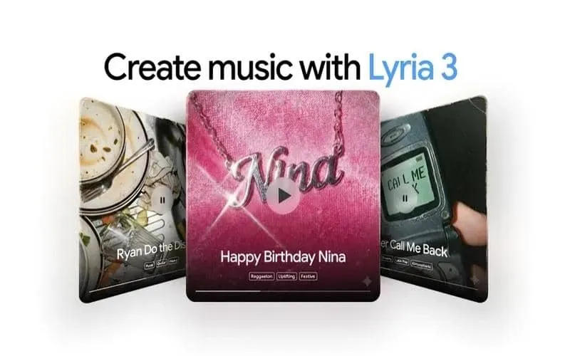Google Luncurkan Fitur Musik AI Lyria 3 di Gemini