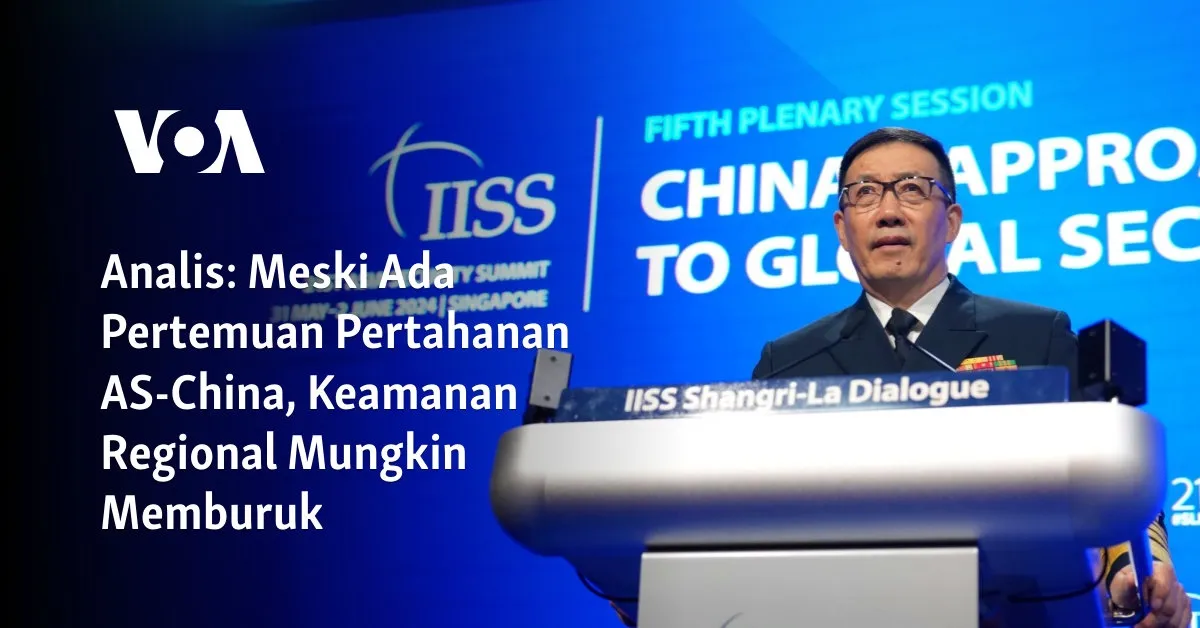 Ketegangan Keamanan Meningkat di Indo-Pasifik Pasca Dialog Shangri-La