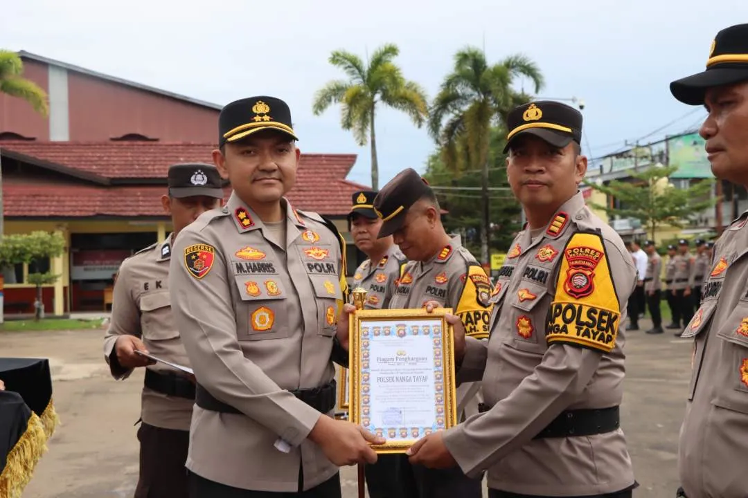 Tiga Polsek di Ketapang Terima Penghargaan atas Inovasi Ketahanan Pangan