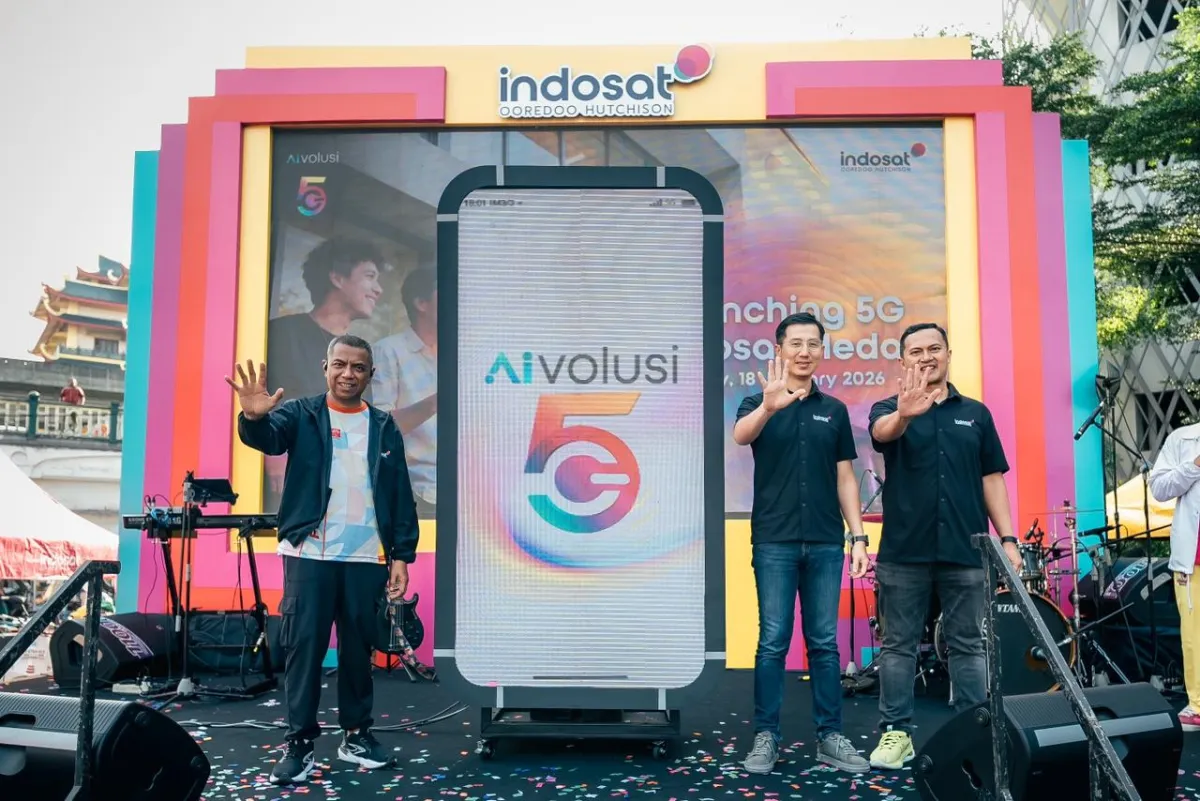 Indosat Luncurkan Teknologi AIvolusi5G untuk Tingkatkan Kualitas Jaringan di Medan