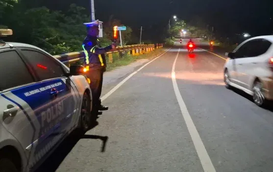 Patroli Tim Elang Satlantas Sumenep untuk Keamanan Lalu Lintas di Jalur Rawan
