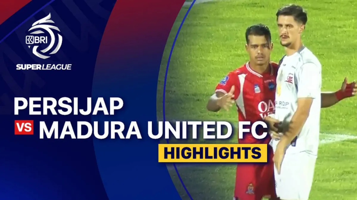 Highlights Pertandingan PERSIJAP vs Madura United FC di BRI Super League 2025/26