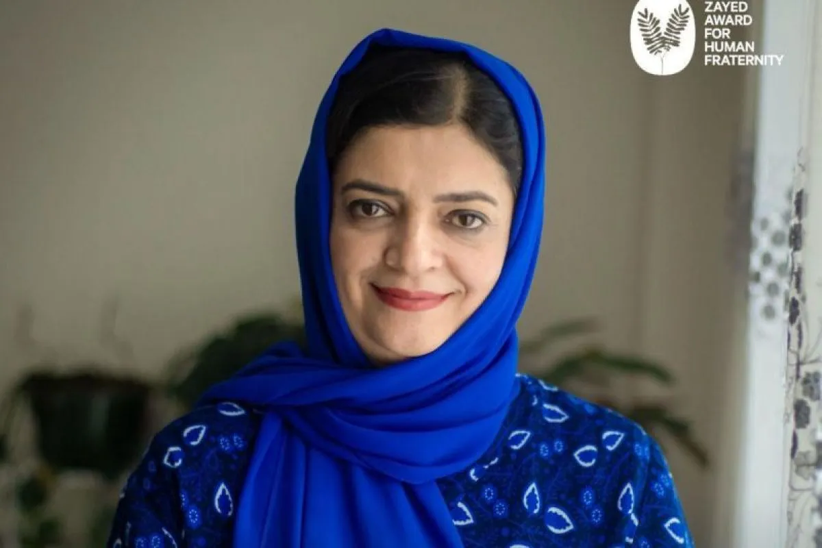 Zarqa Yaftali Terima Penghargaan Zayed atas Advokasi Pendidikan Perempuan di Afghanistan