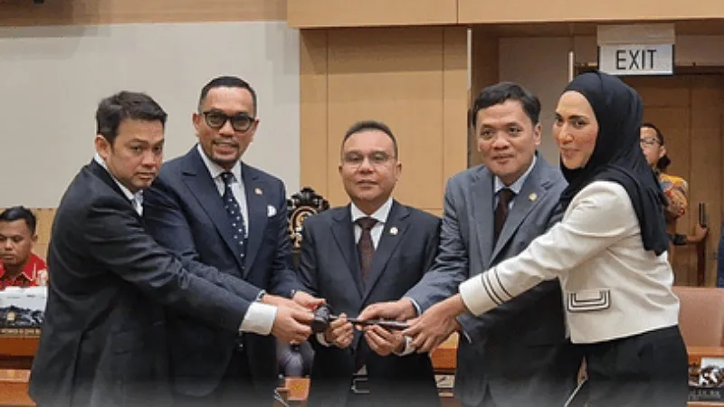 Ahmad Sahroni Resmi Kembali Jadi Wakil Ketua Komisi III DPR RI