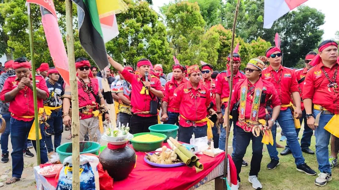 Aksi Damai Gerbang Dayak Soroti Masalah Plasma Sawit dan Sengketa Tanah