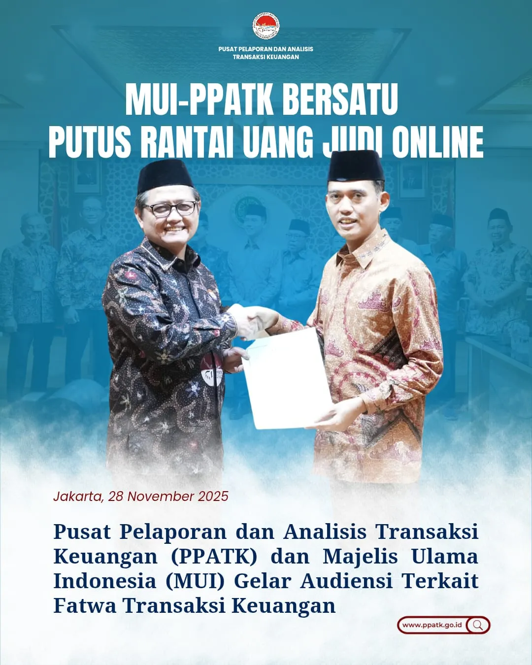 MUI dan PPATK Kolaborasi untuk Memerangi Judi Online dan Pencucian Uang