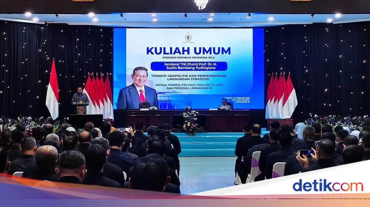 SBY Berikan Kuliah Umum Tertutup di Lemhannas tentang Geopolitik