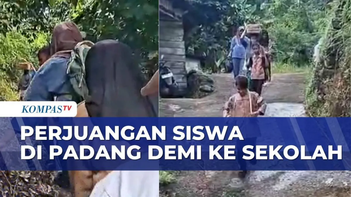 Siswa di Padang Hadapi Jalan Terjal Menuju Sekolah Pasca Banjir