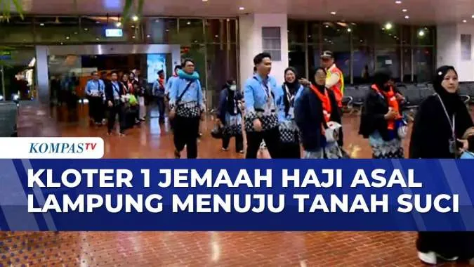 Keberangkatan Jemaah Haji Kloter Pertama dari Lampung dan Banten