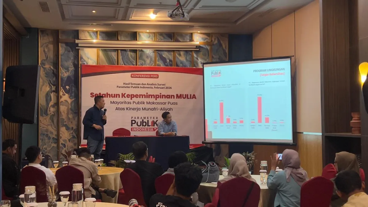 Survei PPI: 80,1% Warga Makassar Puas Kinerja Appi-Aliyah di Tahun Pertama