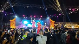Keamanan Terpadu Warnai Konser Krisdayanti di Perayaan Imlek dan Cap Go Meh Singkawang