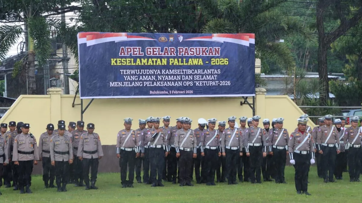 Polres Bulukumba Luncurkan Operasi Keselamatan Pallawa 2026 dengan Fokus pada 9 Pelanggaran Lalu Lintas
