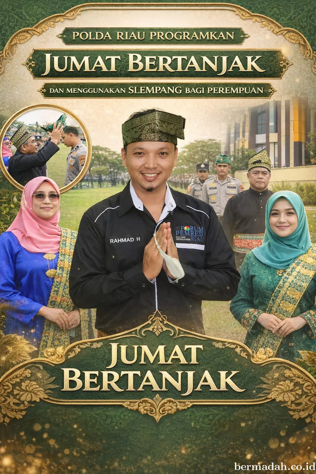 Ketua FPR Riau Apresiasi Kebijakan Tanjak Polda Riau Sebagai Pelestarian Budaya Melayu
