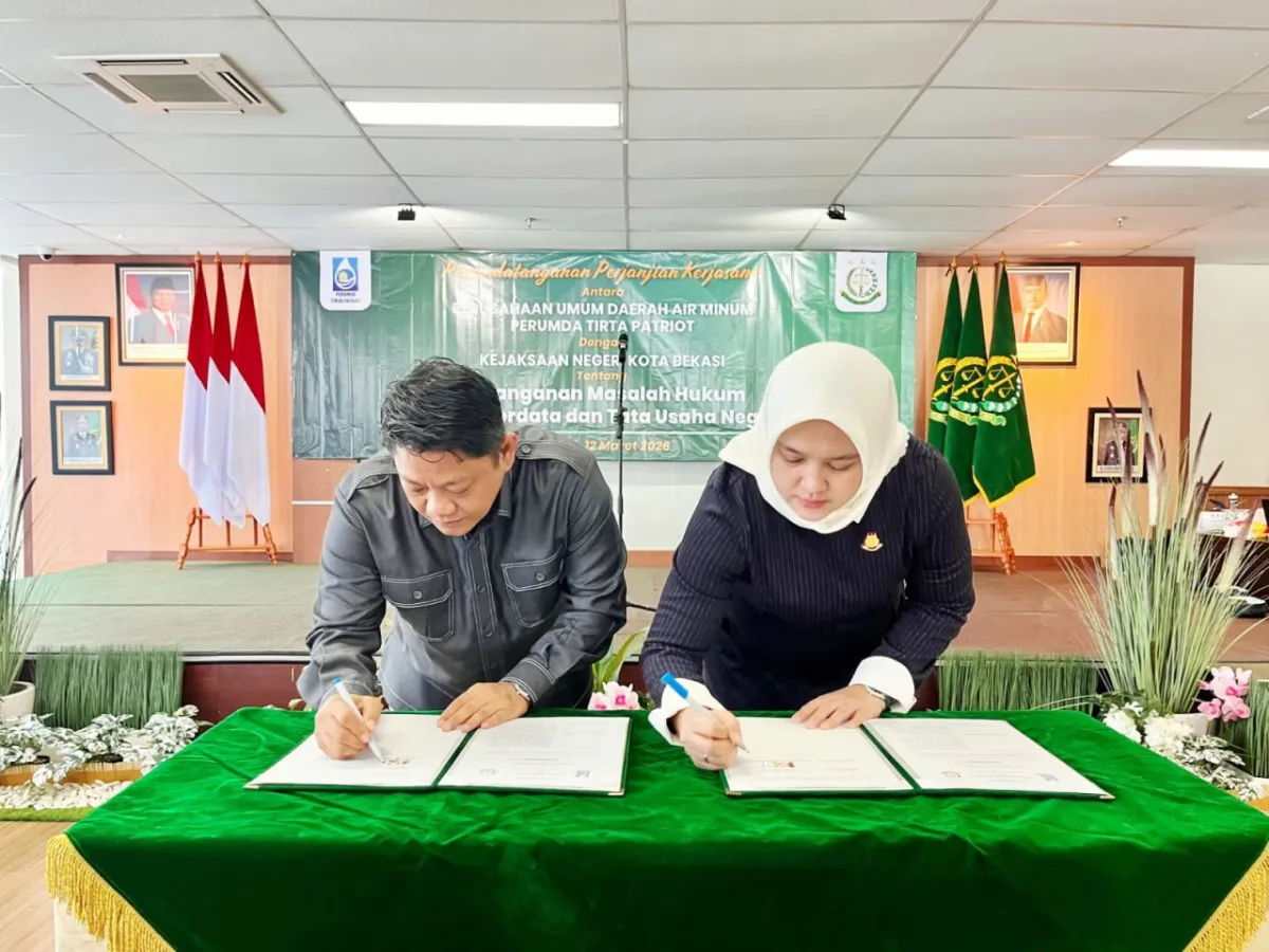 Perumda Tirta Patriot Jalin Kerjasama Hukum dengan Kejari Bekasi