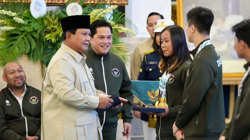 Presiden Prabowo Berikan Bonus Rp1 Miliar kepada Atlet Emas SEA Games 2025