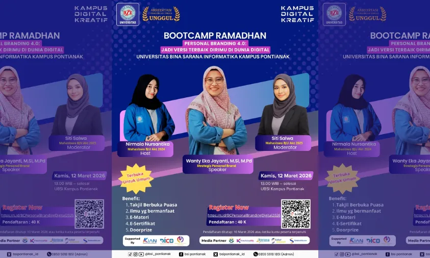 UBSI Pontianak Gelar Bootcamp Ramadhan: Tingkatkan Personal Branding di Era Digital