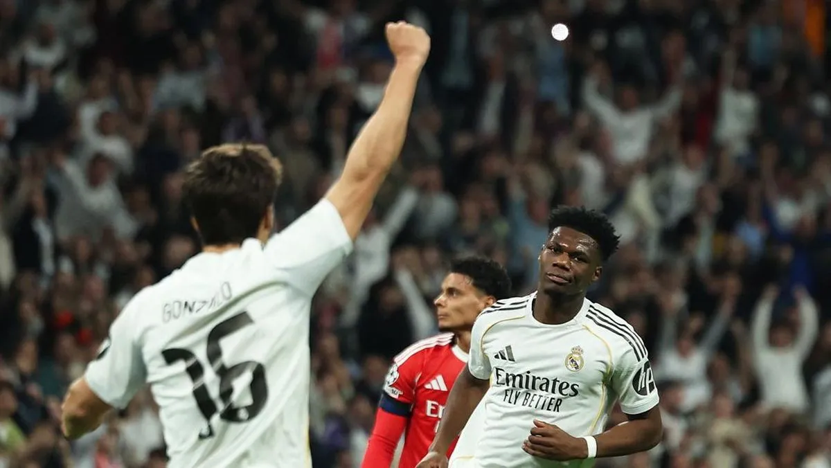 Real Madrid Menang atas Benfica dan Lolos ke 16 Besar Liga Champions