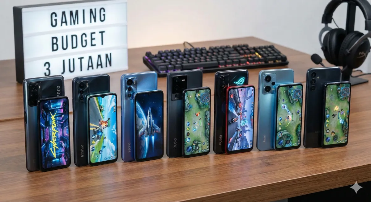 7 Rekomendasi HP Gaming 3 Jutaan Terbaik 2026 untuk Performa Maksimal