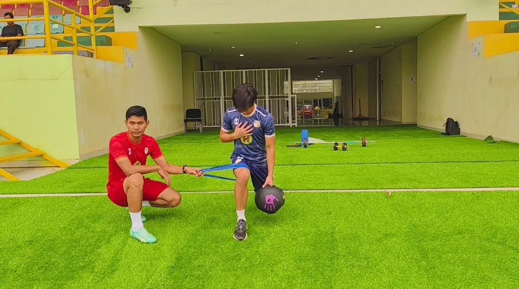 Aditya Mufti Jalani Latihan Terpisah Akibat Cedera Lutut Ringan
