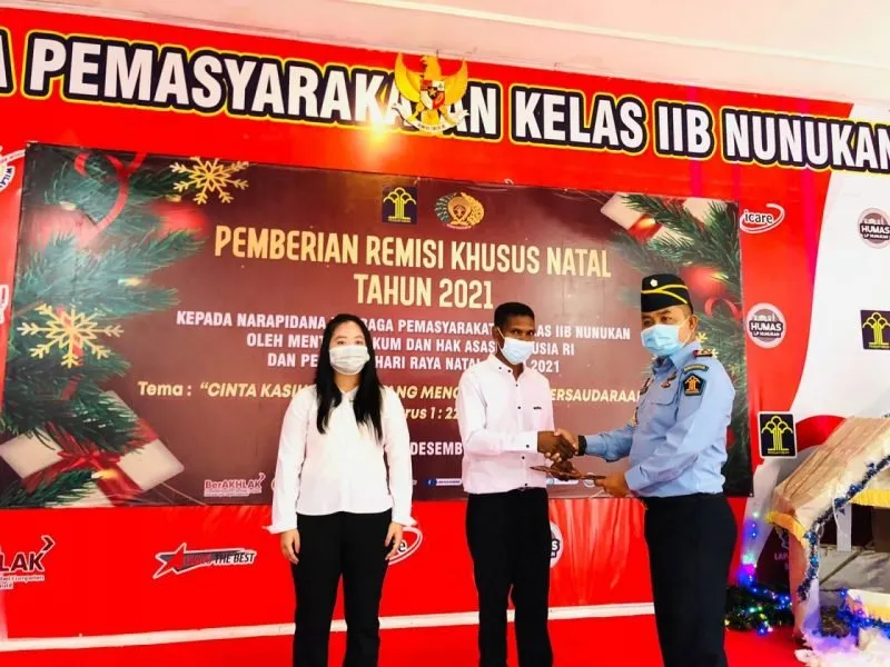 51 Napi Nunukan Terima Remisi Natal, Tidak Ada yang Bebas