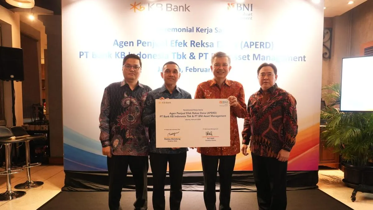 KB Bank Jalin Kerja Sama dengan BNI-AM untuk Tawarkan Reksa Dana kepada Nasabah