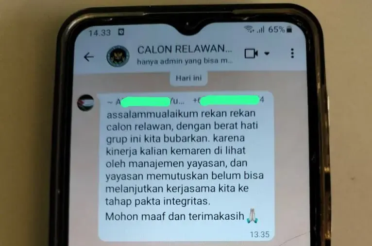 Calon Relawan SPPG Bengkulu Dibiarkan Tanpa Kepastian Pasca Rekrutmen