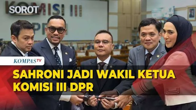 Ahmad Sahroni Dilantik Kembali Sebagai Wakil Ketua Komisi III DPR