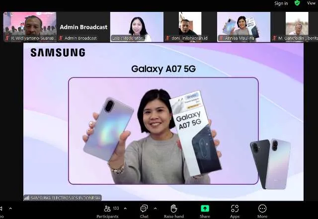 Samsung Galaxy A07 5G, Smartphone Hiburan Sehari-Hari dengan Baterai Tahan Lama
