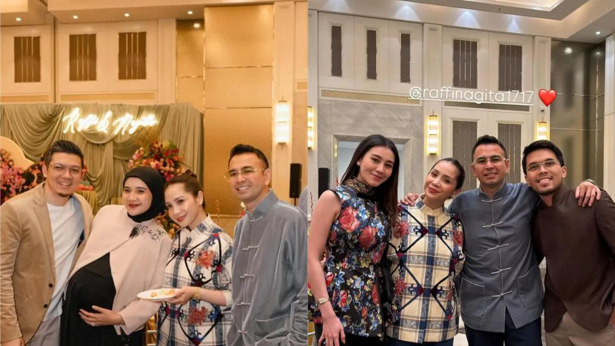 Artis Berbusana Cheongsam Meriahkan Ulang Tahun Raffi Ahmad dan Nagita Slavina