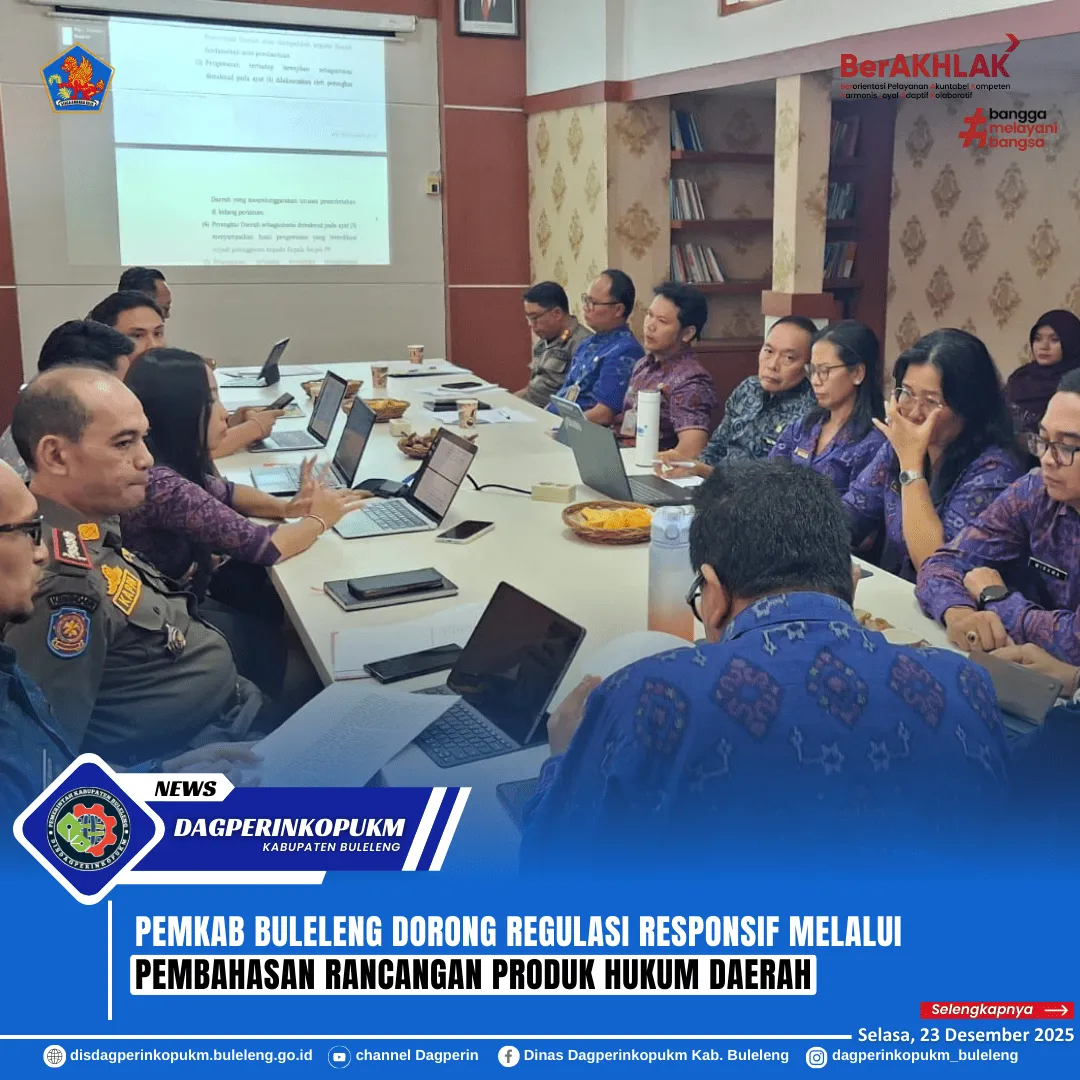 Pemkab Buleleng Bahas Regulasi Toko Modern Sesuai Instruksi Gubernur