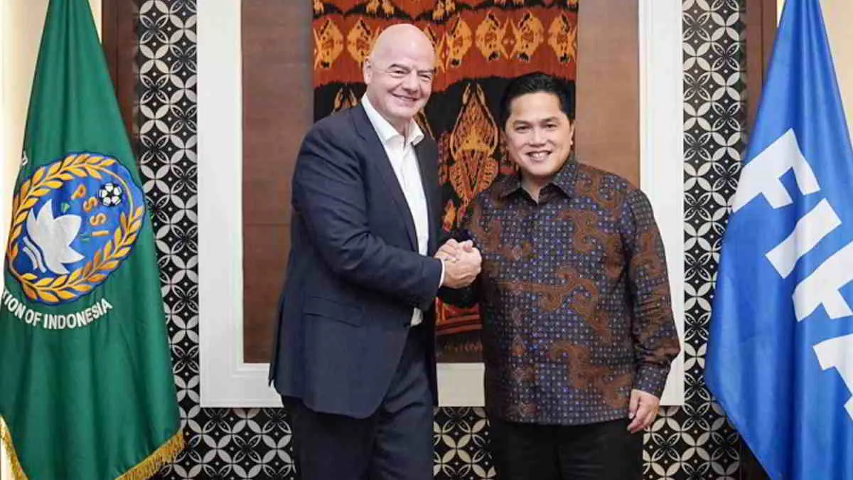 Erick Thohir: Kepemimpinan Gianni Infantino Percepat Kebangkitan Sepak Bola Indonesia