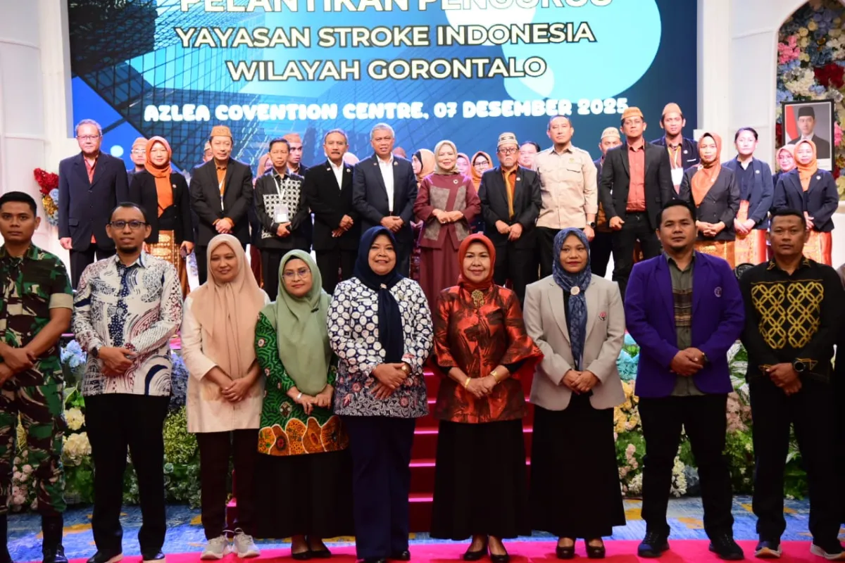 Yastroki Gorontalo Lantik Pengurus Baru, Fokus Edukasi Bahaya Stroke
