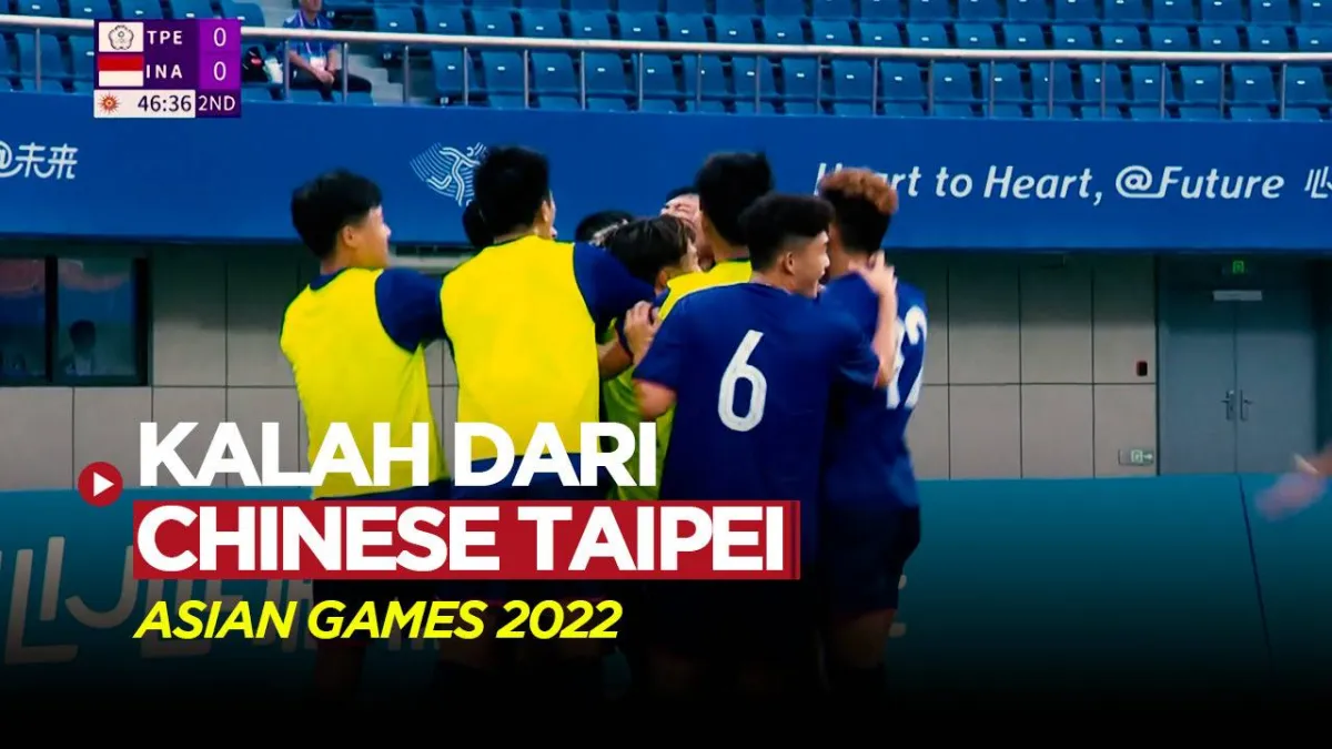 Timnas Indonesia U-24 Kalah dari Chinese Taipei di Asian Games 2022