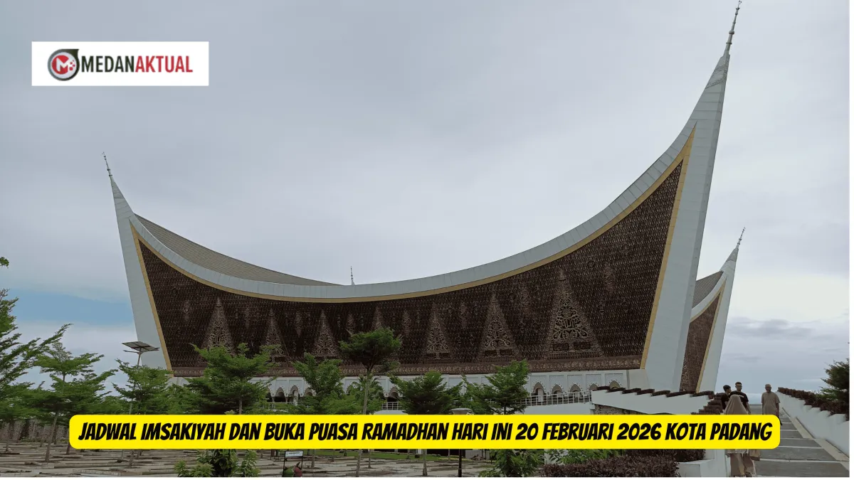 Jadwal Imsak dan Buka Puasa Ramadhan 20 Februari 2026 di Padang