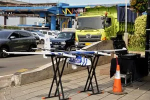 VTOL dan ETLE Drone Diterapkan untuk Pengawasan Arus Mudik Lebaran